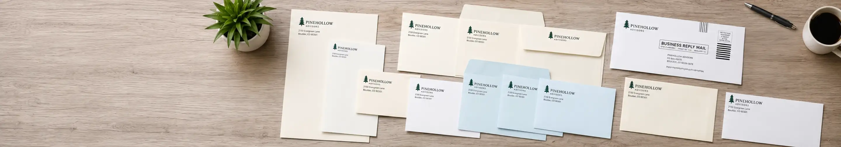 Custom Envelope Printing — Bellia Design, Print & Mail