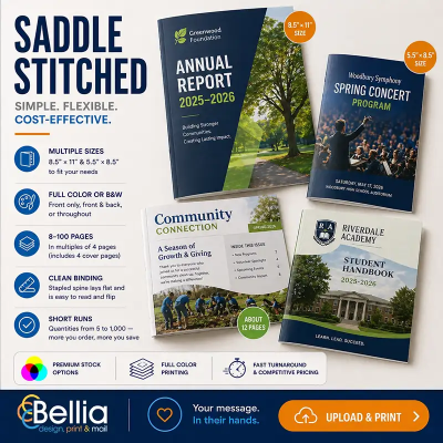 Saddle Stitched Booklets