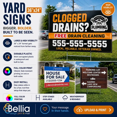 Yard Signs - 36x24